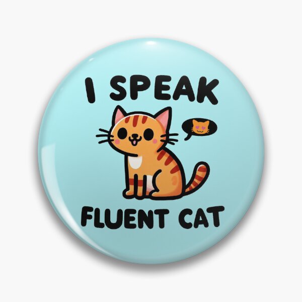 Item preview, I speak fluent cat designed and sold by Vkinsify.