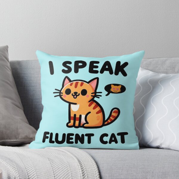 Item preview, I speak fluent cat designed and sold by Vkinsify.