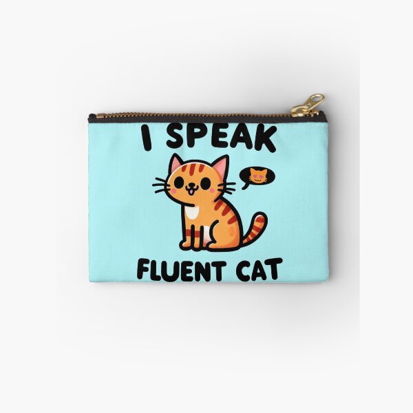 Item preview, I speak fluent cat designed and sold by Vkinsify.