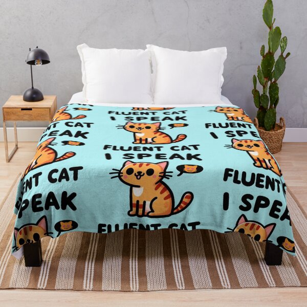 Item preview, I speak fluent cat designed and sold by Vkinsify.