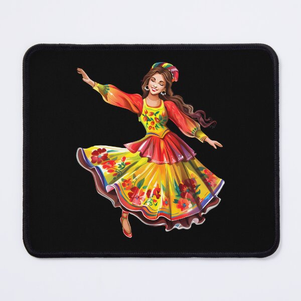 Item preview, Ukrainian Dance Beautiful Girl Dancing designed and sold by Leonardo Palumbo.