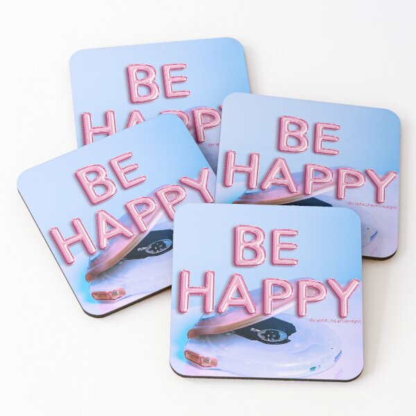 Item preview, Be Happy Y2K Collage designed and sold by RabbitHeartArt.