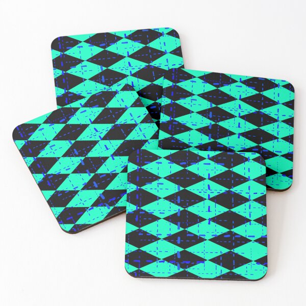 Item preview, Stunning Tiles Pattern(Blue/Purple) designed and sold by Pattern Hub.