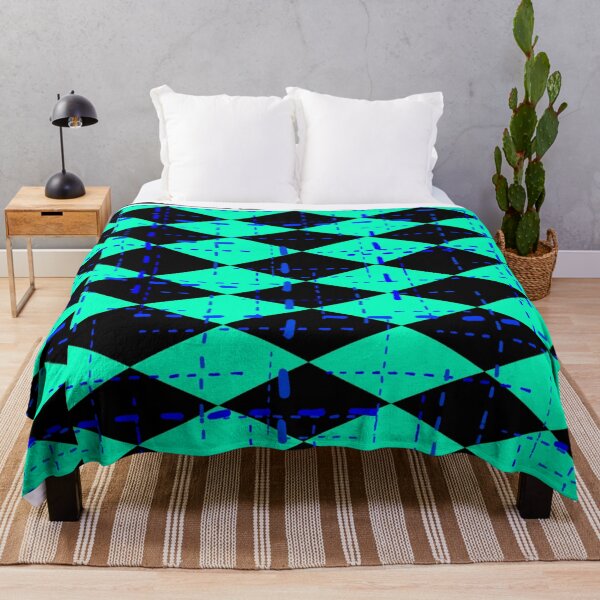 Item preview, Stunning Tiles Pattern(Blue/Purple) designed and sold by Pattern Hub.