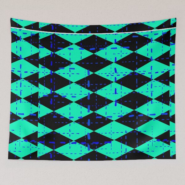 Item preview, Stunning Tiles Pattern(Blue/Purple) designed and sold by Pattern Hub.