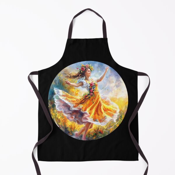 Item preview, Ukrainian Dance Beautiful Woman Dancing Vinok designed and sold by Leonardo Palumbo.