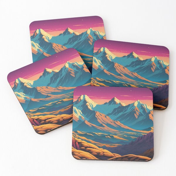 Item preview, Twilight Majesty Over Rugged Mountain Peak designed and sold by ArtComixHaven.