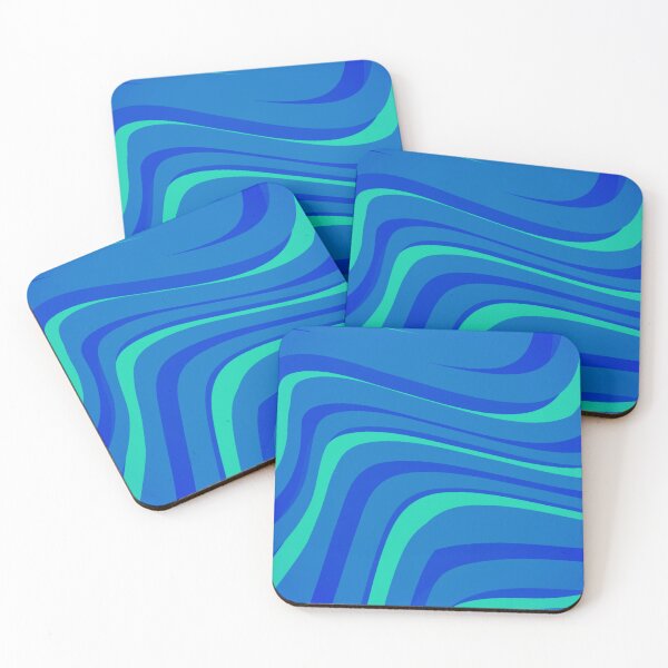 Item preview, Stunning Blue & Green Abstract  designed and sold by Pattern Hub.