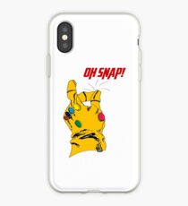 Thanos Infinity Gauntlet "Oh Snap!" iPhone Case
