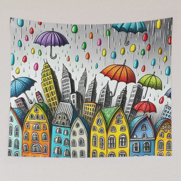 Item preview, Chromatic Rain 2 designed and sold by ramboe.