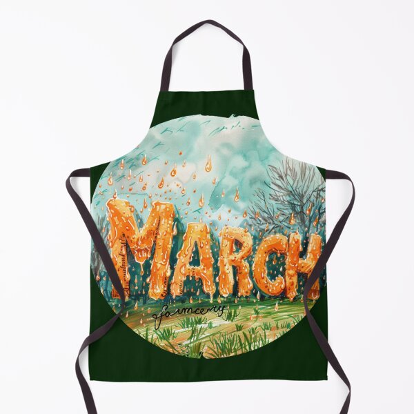 Item preview, Breezy March: Raindrop-InfusedTypography designed and sold by Ace Apparel  Attire.
