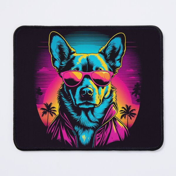 Item preview, When your little dog adopts glasses, every moment outdoors becomes an opportunity to appreciate the beauty of nature with style, with him enjoying the sun designed and sold by Pulsant  Paintings.