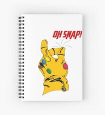 Thanos Infinity Gauntlet "Oh Snap!" Spiral Notebook