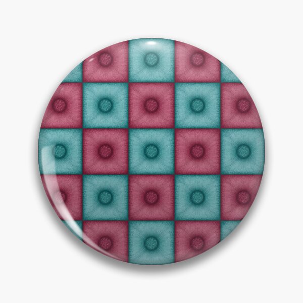 Item preview, Chess pattern from "Pouf" tiles the color of red and turquoise color designed and sold by Cherevan.