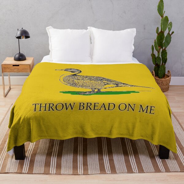 THROW BREAD ON ME Throw Blanket