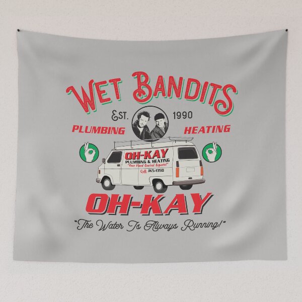 Item preview, Wet Bandits Plumbing & Heating designed and sold by Alema Art.