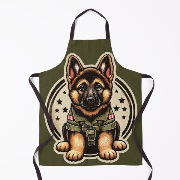 Item preview, German Shepherd Soldier puppy designed and sold by ThisDress.