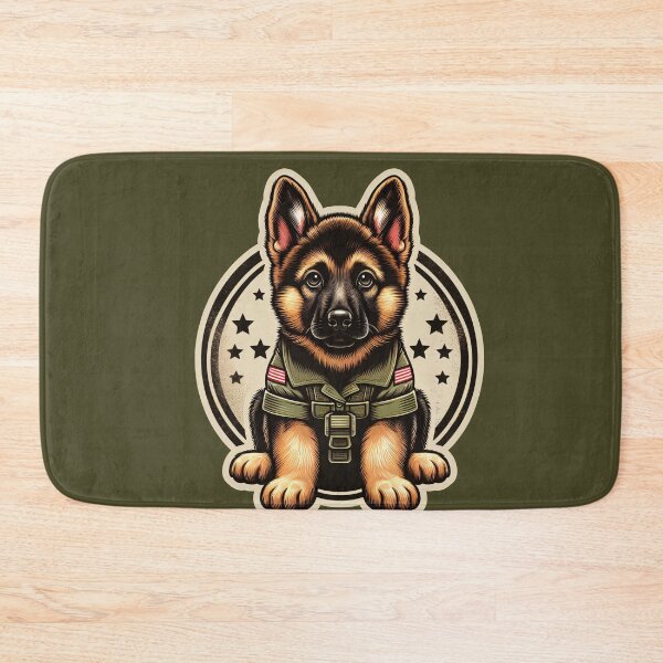 Item preview, German Shepherd Soldier puppy designed and sold by ThisDress.