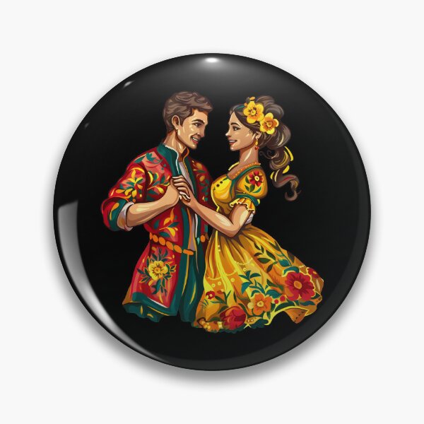 Item preview, Ukrainian Dance Beautiful Lovers Couple Dancing designed and sold by Leonardo Palumbo.
