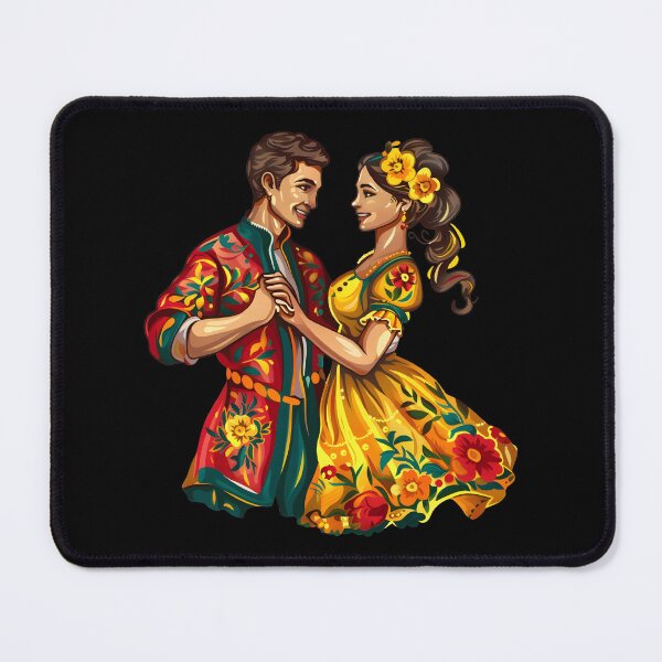 Item preview, Ukrainian Dance Beautiful Lovers Couple Dancing designed and sold by Leonardo Palumbo.