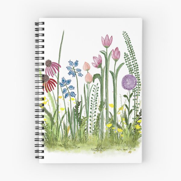 Aperçu de l'œuvre Prairie de fleurs sauvages créée et vendue par CUBDESIGNING.