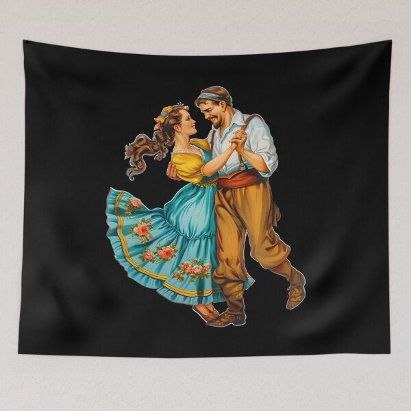 Item preview, Ukrainian Dance Beautiful Lovers Couple Dancing designed and sold by Leonardo Palumbo.