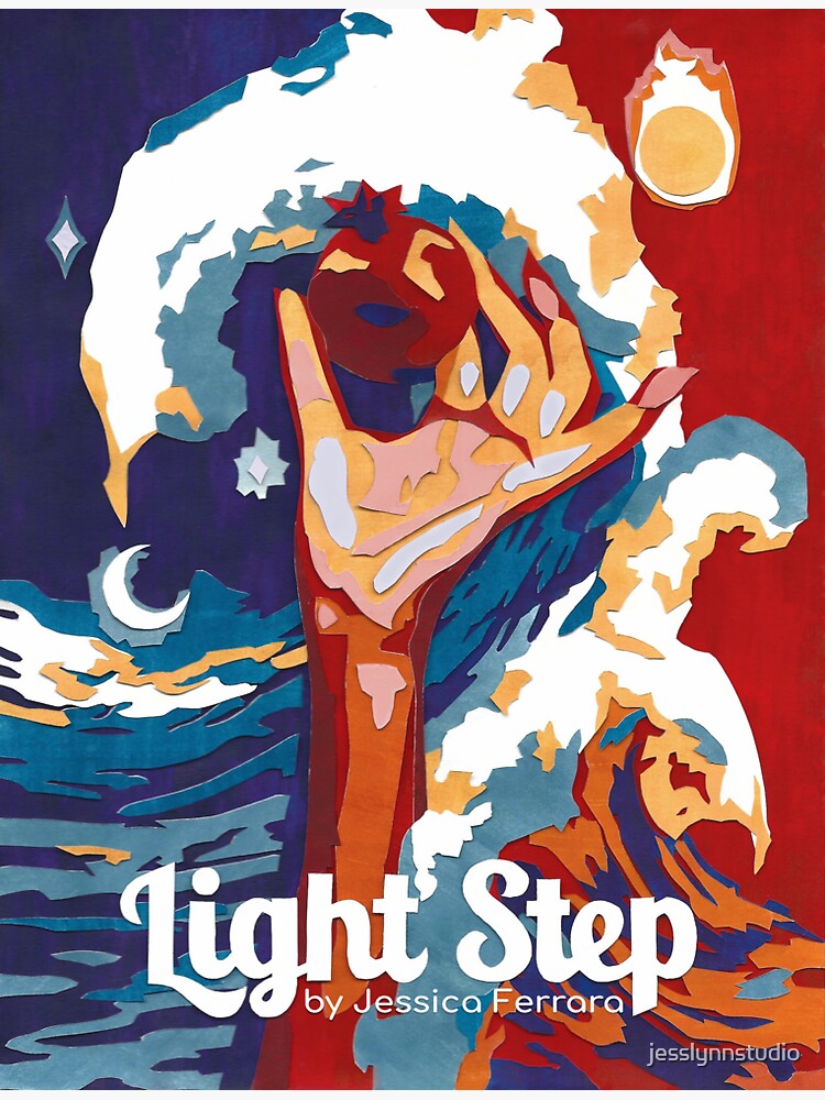 Thumbnail 3 of 3, Sticker, Light Step Cover Art designed and sold by jesslynnstudio.