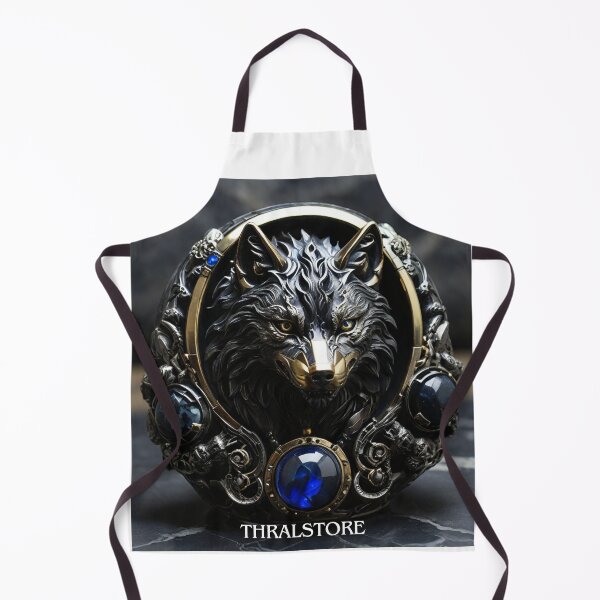 Item preview, Black Wolf in Silver Frame designed and sold by ThralStore.