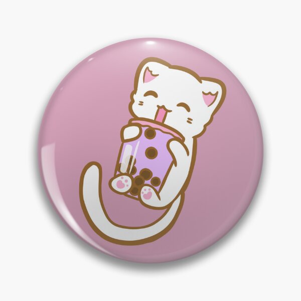 Item preview, Cat drinking boba designed and sold by dreamsclouds.