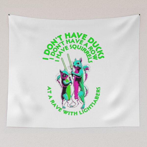 Item preview, Neon Squirrels at a Rave  designed and sold by unclestich.