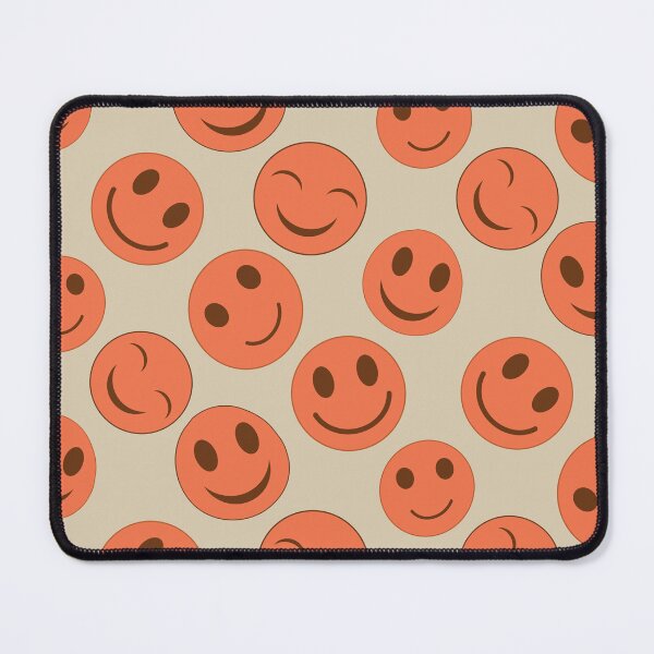 Item preview, Orange Happy Smiling Faces Pattern  designed and sold by Yasminepatterns .