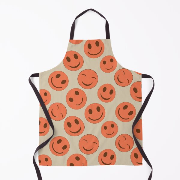 Item preview, Orange Happy Smiling Faces Pattern  designed and sold by Yasminepatterns .