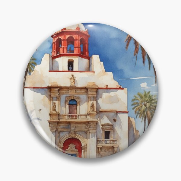 Item preview, El Fuerte Sinaloa Mexico Magic Town Vintage Travel Tourism Watercolor Poster  designed and sold by TravelersGems.
