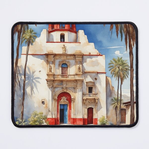 Item preview, El Fuerte Sinaloa Mexico Magic Town Vintage Travel Tourism Watercolor Poster  designed and sold by TravelersGems.