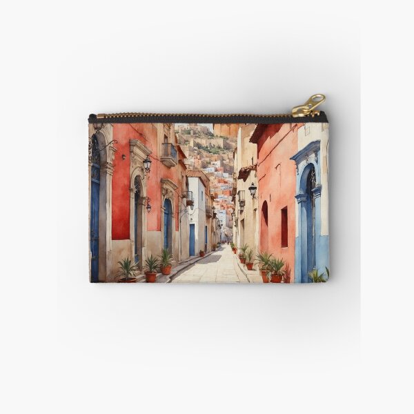 Item preview, Dolores Hidalgo Mexico Magic Town Vintage Travel Tourism Watercolor Poster  designed and sold by TravelersGems.