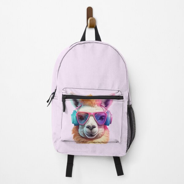 Item preview, Llama listening to music wearing sunglasses designed and sold by McKinneyDigital.