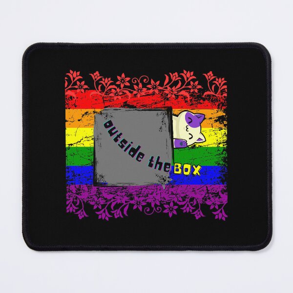 Item preview, Asexual Cat: Outside The Box designed and sold by Kusza.