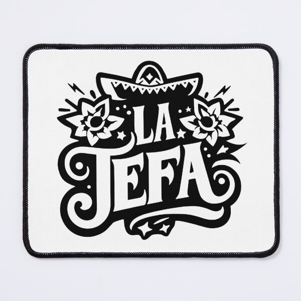 Item preview, La Jefa - Woman Boss branding logo black and white designed and sold by Edgar Ramirez.