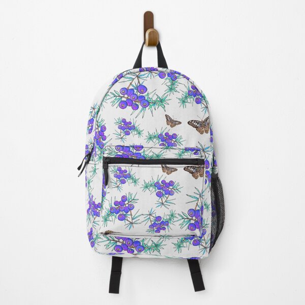Item preview, Juniper berry pattern with butterflies designed and sold by Marga Hogenhuis-Flokstra.