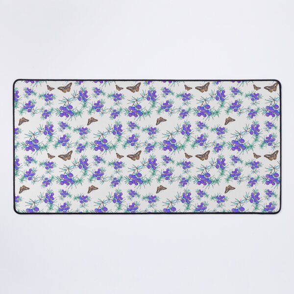 Item preview,  Juniper berry pattern with butterflies designed and sold by Marga Hogenhuis-Flokstra.