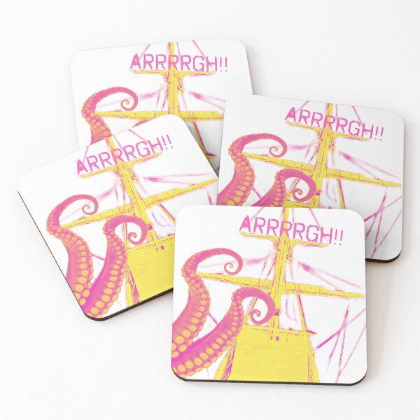 Item preview, Pirate Ship pink and yellow designed and sold by TheBruce77.