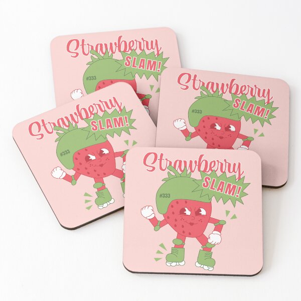 Item preview, Strawberry Slam - with Text designed and sold by Delanie D.