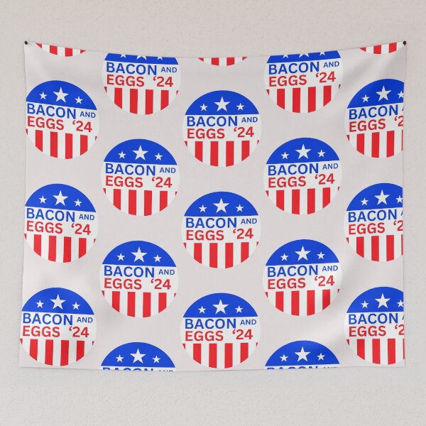 Item preview, Bacon and eggs 2024-funny breakfast political election designed and sold by erozzz.