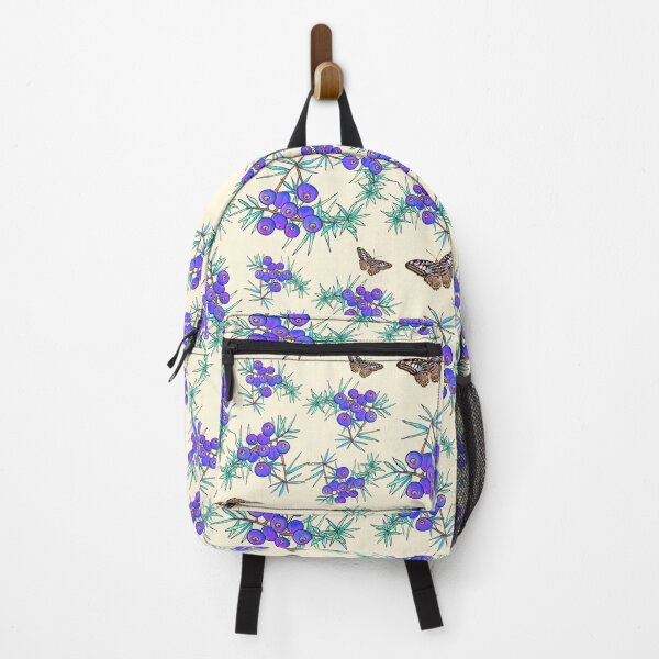 Item preview, Juniper berry pattern with butterflies designed and sold by Marga Hogenhuis-Flokstra.