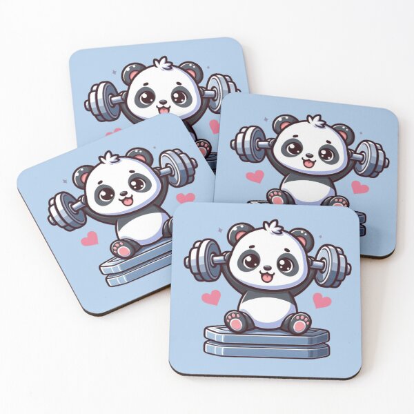 Item preview, Panda Power: Strong and Adorable Designs designed and sold by StickerStudio27.