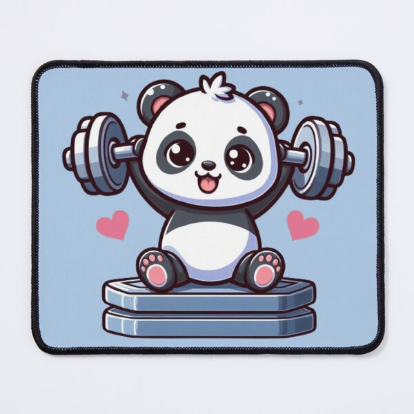 Item preview, Panda Power: Strong and Adorable Designs designed and sold by StickerStudio27.