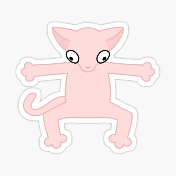 Item preview, Goofy hairless cat designed and sold by Bonniekashi.