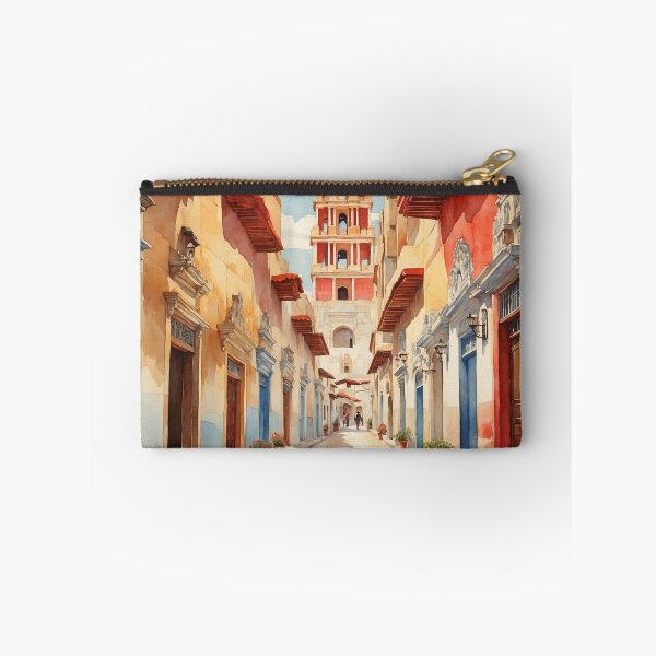 Item preview, El Oro Estado de Mexico Mexico Magic Town Vintage Travel Tourism Watercolor Poster  designed and sold by TravelersGems.