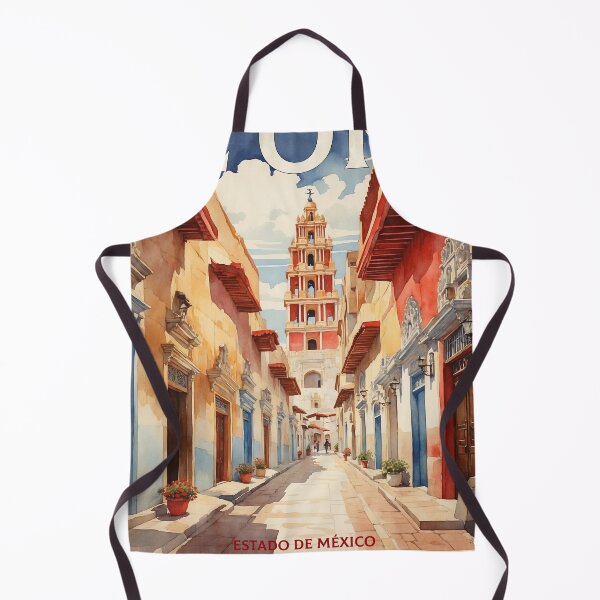 Item preview, El Oro Estado de Mexico Mexico Magic Town Vintage Travel Tourism Watercolor Poster designed and sold by TravelersGems.