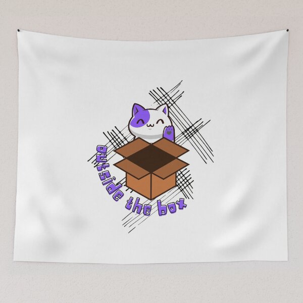 Item preview, Asexual Cat: Outside The Box designed and sold by Kusza.
